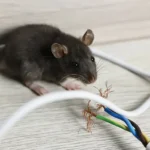 Rodent chewing a wire, get commercial pest control from Florida Pest Control!