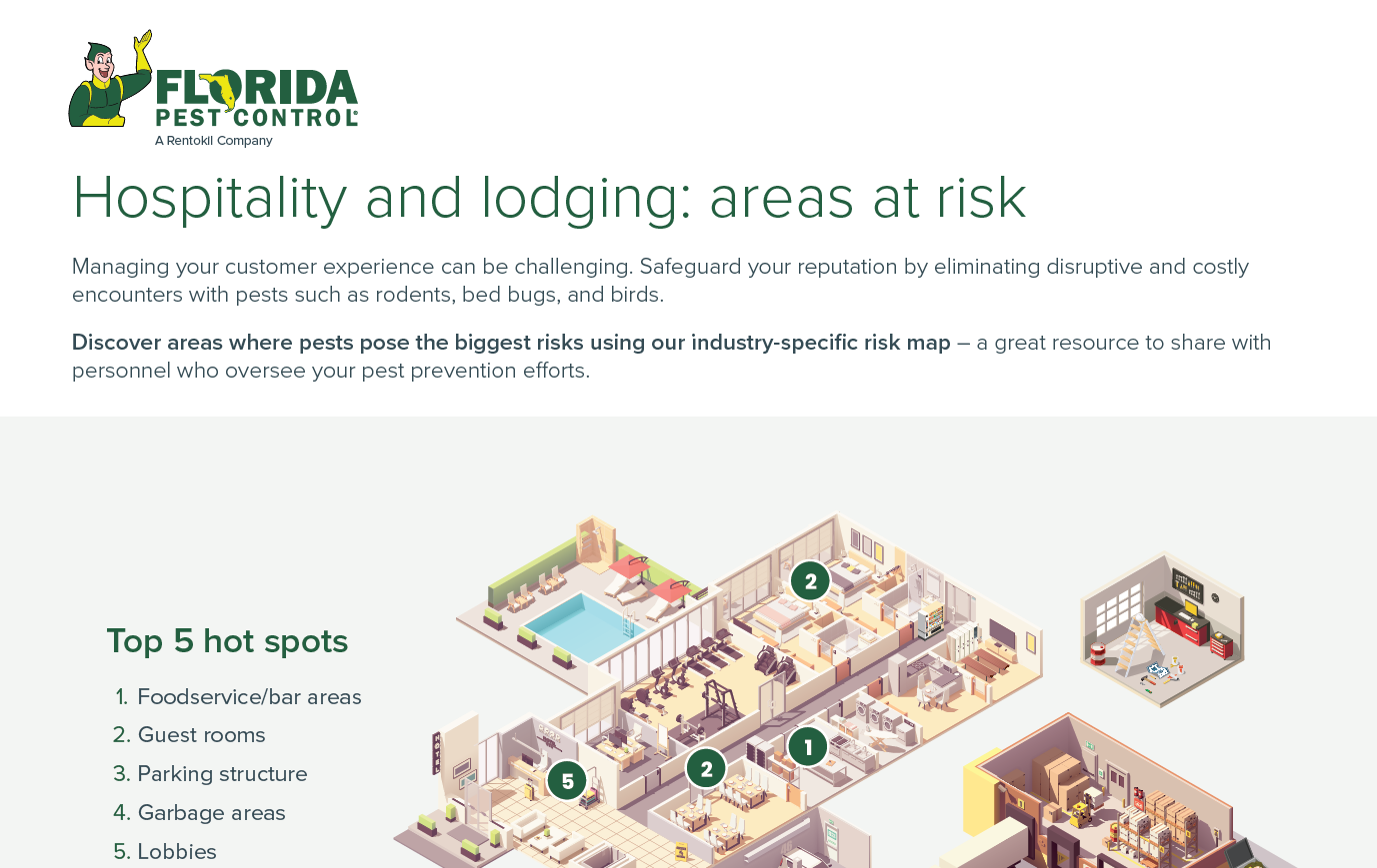 Hospitality and Lodging Risk Map