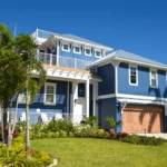 beautiful florida house from the street