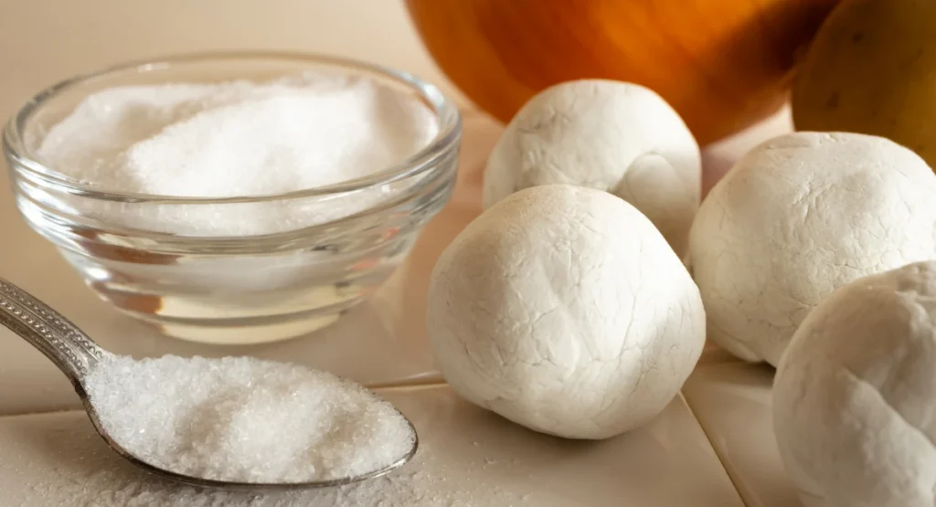 Boric acid dough for cockroach extermination